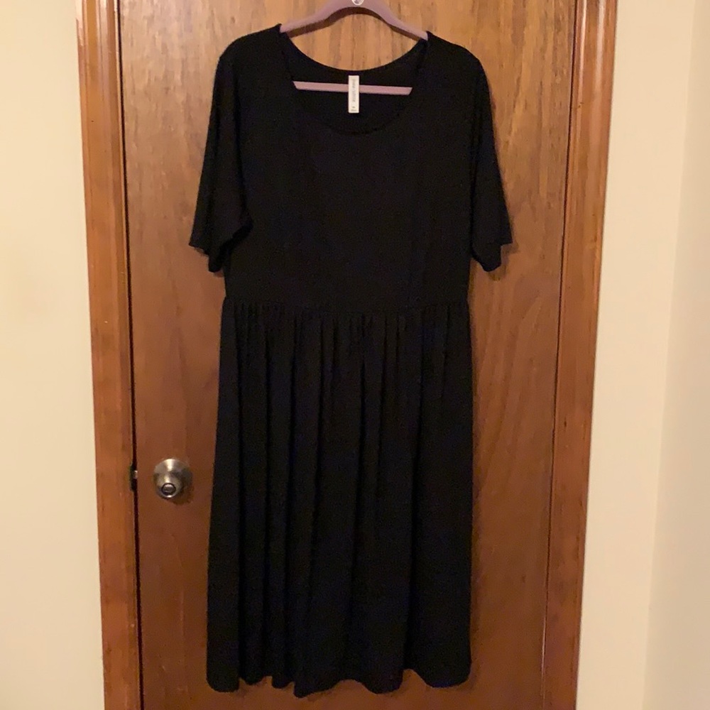Black Midi length dress